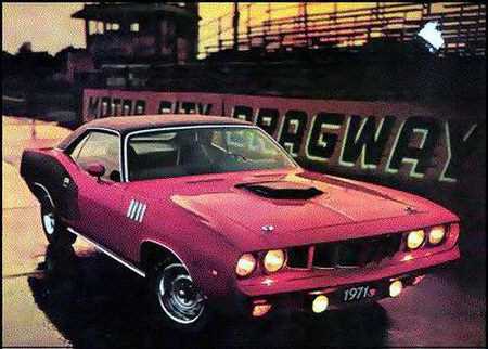 Motor City Dragway - 1971 Cuda Photo From Garth (newer photo)